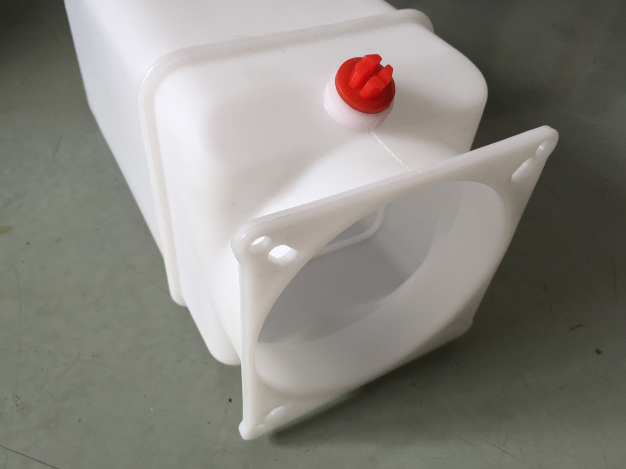 120mm Neck Size 2.5L Plastic Hydraulic Tanks , Hydraulic Oil Reservoir Tank