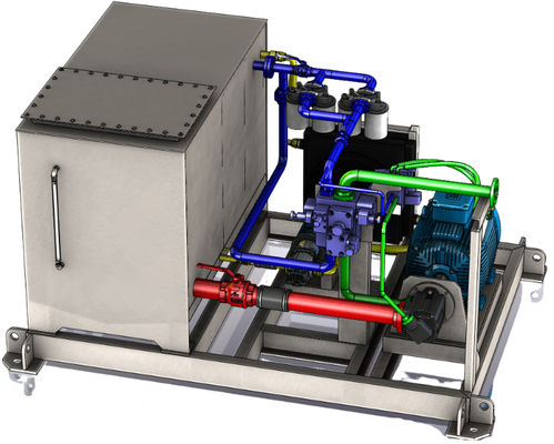 Professional Concentric Hydraulic Power Units With Low Noise Motor CE