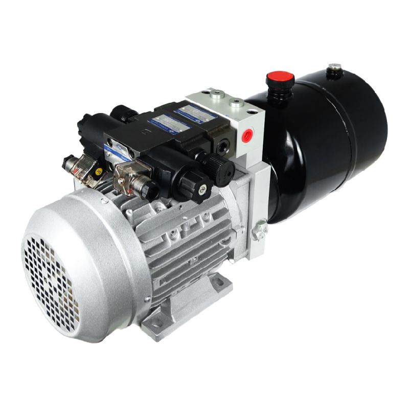 AC 380V 1.5kw Double-Acting Hydraulic Power Unit Horizontal Mounting Power Pack for Lifting Machine Lifting Platform Dock Leveler Cargo Elevator