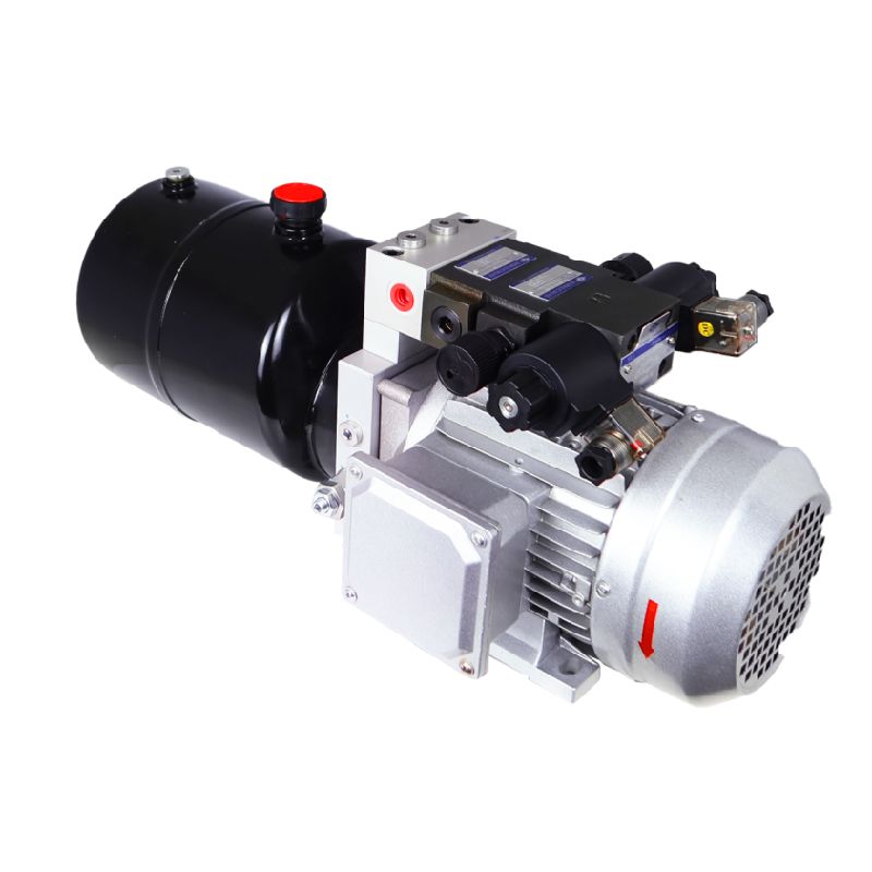 AC 380V 1.5kw Double-Acting Hydraulic Power Unit Horizontal Mounting Power Pack for Lifting Machine Lifting Platform Dock Leveler Cargo Elevator