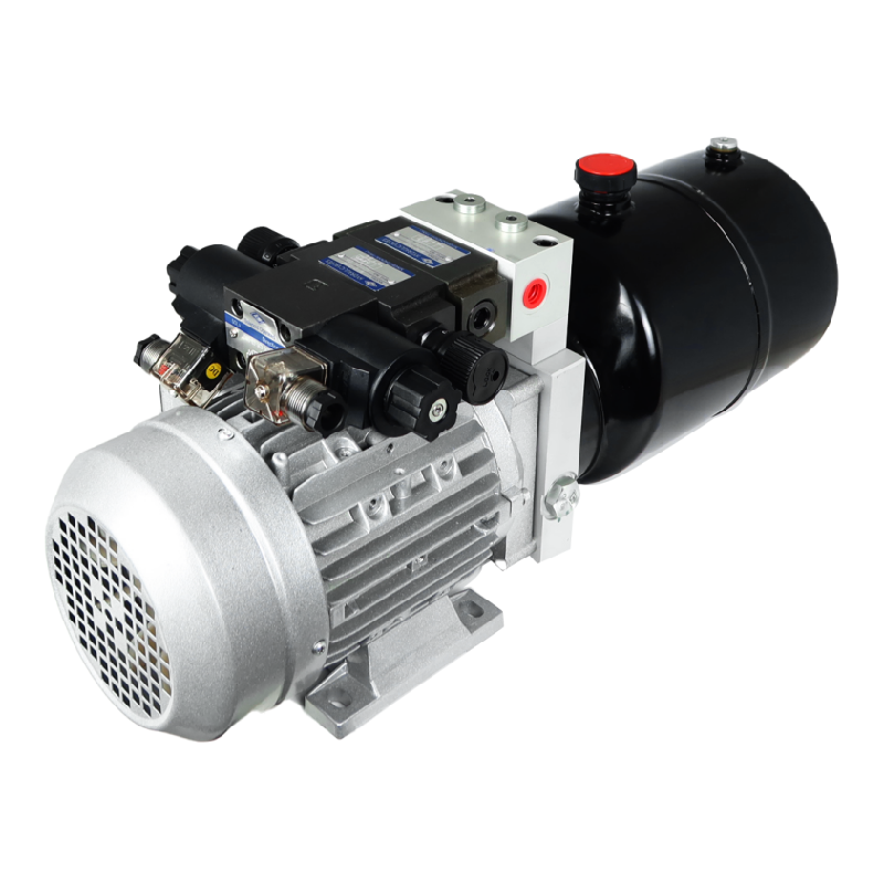 AC 380V 1.5kw Double-Acting Hydraulic Power Unit Horizontal Mounting Power Pack for Lifting Machine Lifting Platform Dock Leveler Cargo Elevator